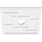 Ekena Millwork Knox Architectural Grade PVC Contemporary Ceiling Medallion, 16"OD x 3"ID x 5 1/2"C x 1"P CMP16KX-03000 - alternate 4